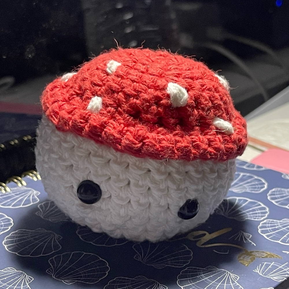 Kawaii Mushroom Desk Buddy plushie